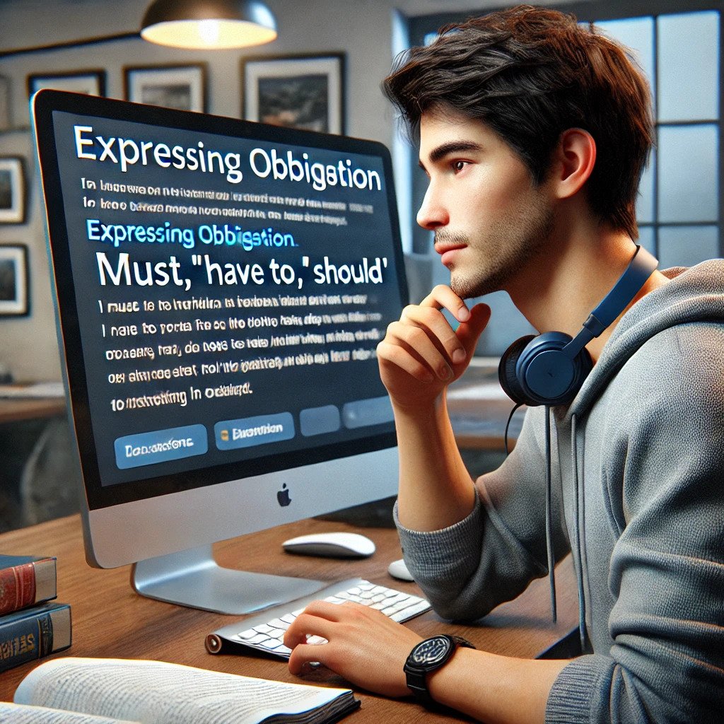 Beginner Grammar Lesson #120G Expressing Obligation (Should, Have to)