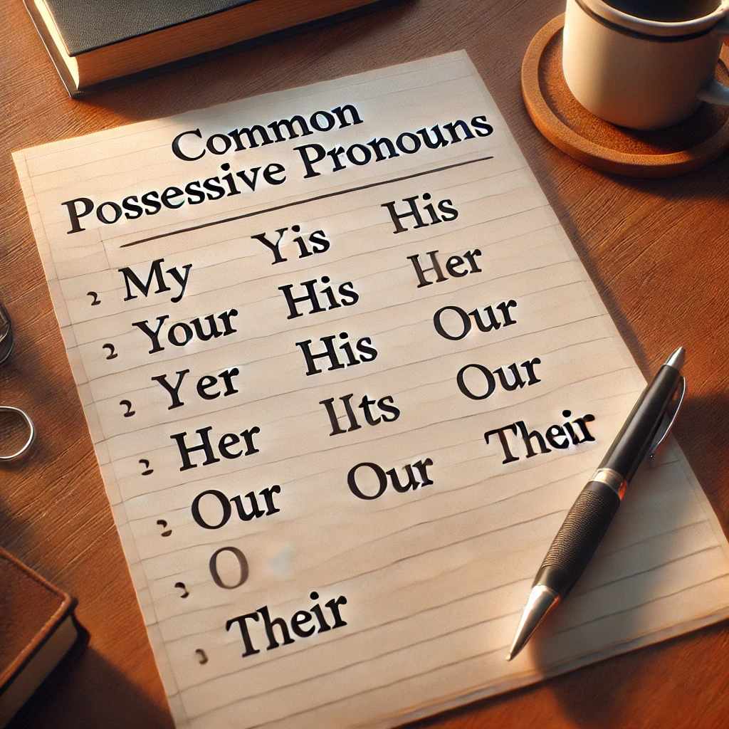 Absolute Beginner Grammar Lesson #015G What are Possessive Adjectives?