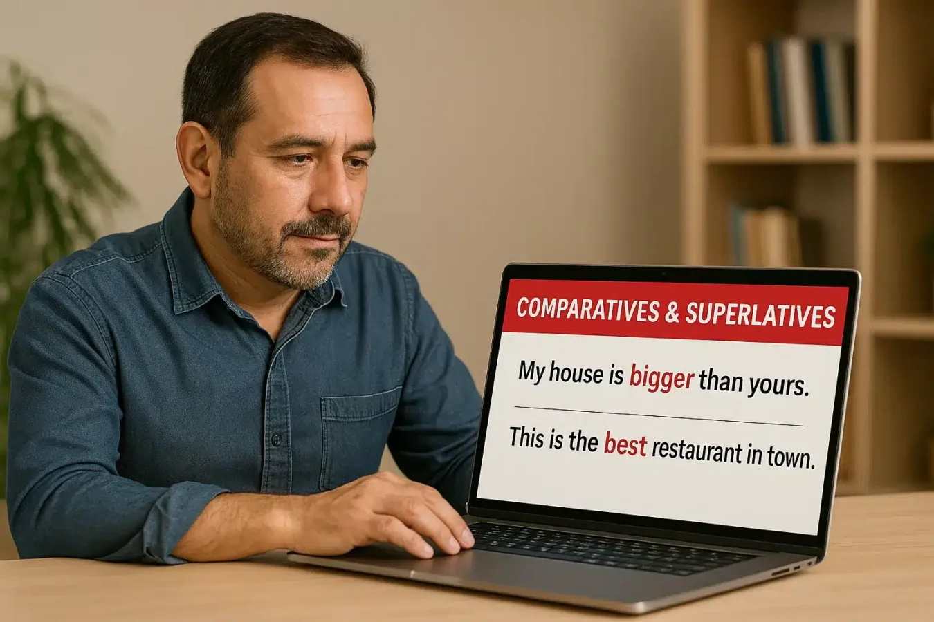 Elementary Grammar Lesson #216G Comparatives & Superlatives A Photograph Comparatives Superlatives 1350x900