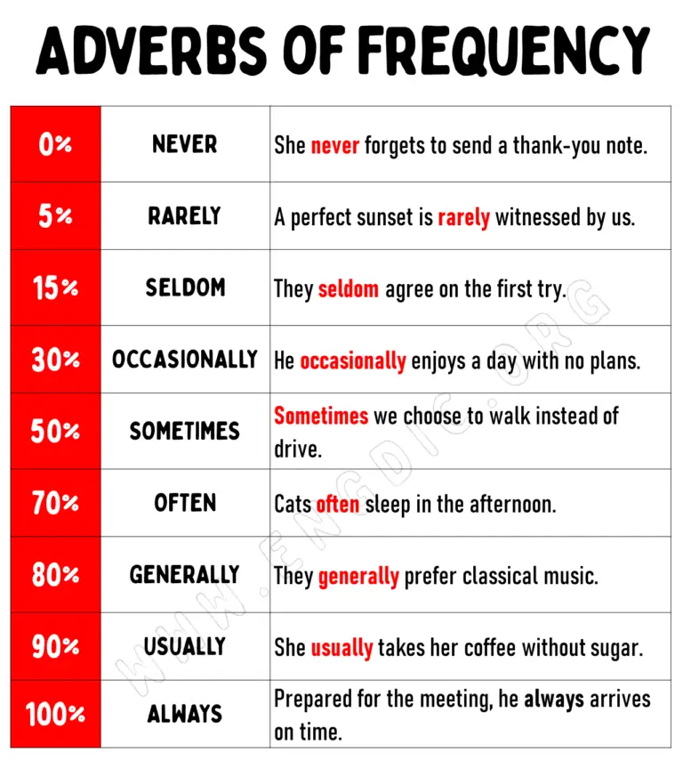 Absolute Beginner Grammar Lesson #013G What are Adverbs of Frequency?