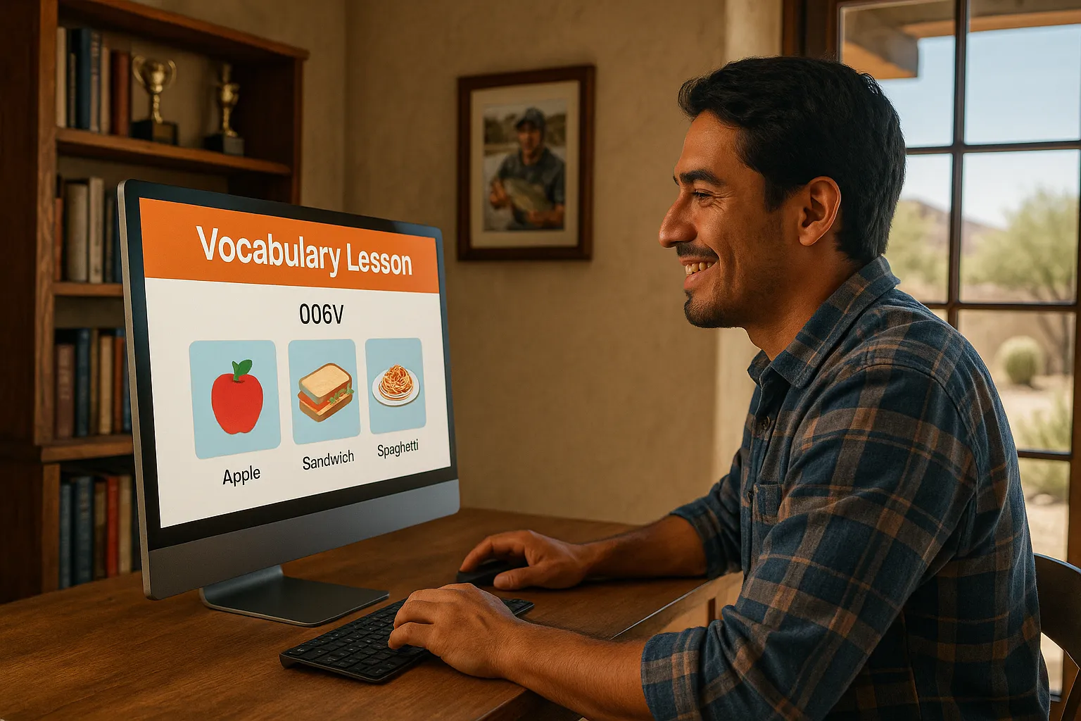 Absolute Beginner Vocabulary Lesson #001V Alphabet terms, home objects (A-Z)