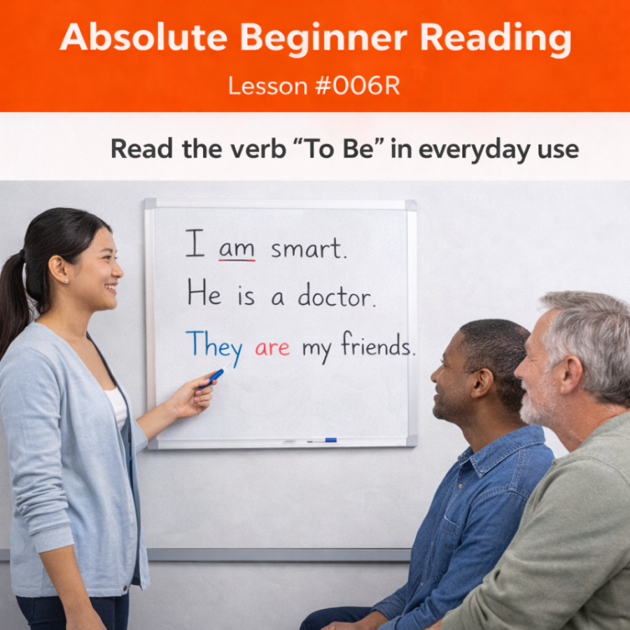 Absolute Beginner Reading Lesson #007R Recognize Descriptive Adjectives in Short Texts absolute beginner reading #007r