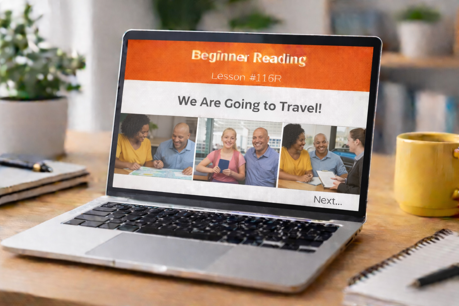 Beginner Reading Lesson #116R We Are Going to Travel!