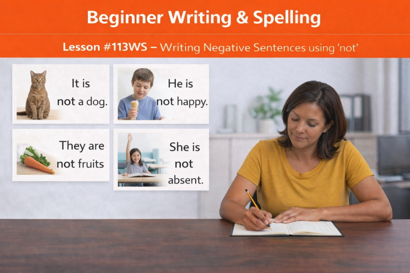 Beginner Writing and Spelling Lesson #114WS Complete sentences with correct object pronouns Beginner Reading And Spelling 114WS 1350x900